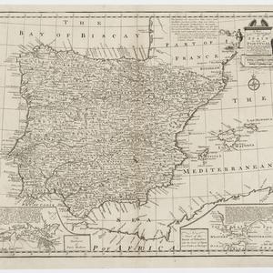 A new & accurate map of Spain and Portugal [cartographi...