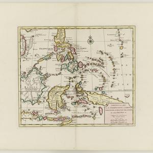 Nieuwe kaart van de Filippynsche, Ladrones, Moluccas of...