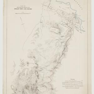Plan of the water supply of Hobart Town and suburbs [ca...