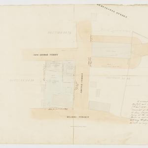 [Plan of area at intersection of George and Argyle Stre...