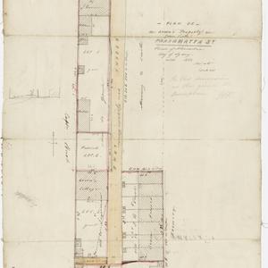 Plan of Mr. Green's property in parramatta St., parish ...