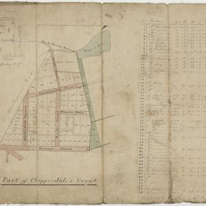 Part of Chippendale's grant [cartographic material] / [...