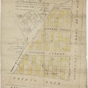 Chippendale [cartographic material] : plan of 54 valuab...