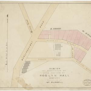 Design for subdivisions of other portions of Roslyn Hal...