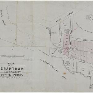 Plan of Grantham Allotments Potts Point [cartographic m...