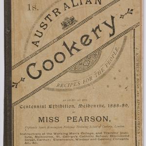 Cookery recipes for the people / by Miss Pearson.