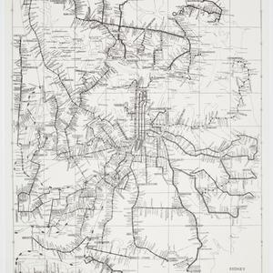Sydney tramways 1921 [cartographic material] / [Public ...