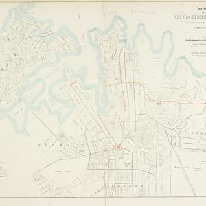 Sketch map of the City of Sydney & suburbs [cartographi...