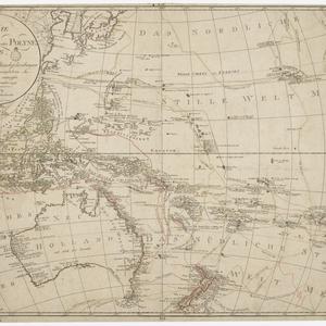 Karte von Australien oder Polynesien [cartographic mate...