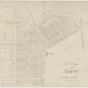 The Village of Tempe [cartographic material] / W. H. We...