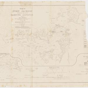 Chart of Port Jackson to illustrate the plan of harbour...