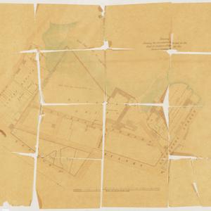 Tracing shewing the boundaries described in the deed of...