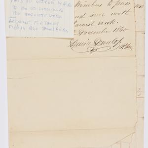 Box 14 Folder 7: James Milson, correspondence & documen...