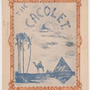 The Cacolet : journal of the Australian Camel Field Ambulance.