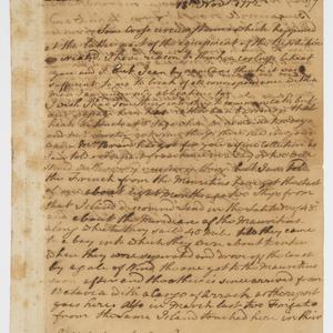 Series 07.02: Letter received by Banks from James Cook,...