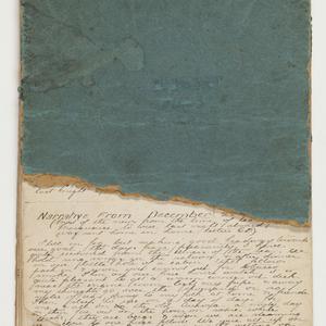 Item 03: George Harris Sarjeant Dovers notebook, ca. 25...