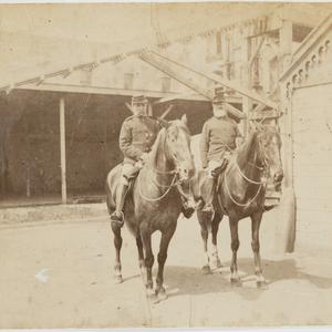 NSW Mounted Police, Sydney, between 1890-1900 / photogr...