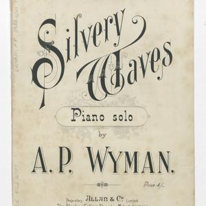 Silvery waves [music] / A. P. Wyman.