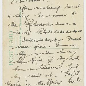 Item 07: Oliver Hogue photographs and postcards, 1916
