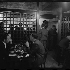 Interior of Angus Steak Cave restaurant, City, 20 November 1967 / photographs by R. Donaldson