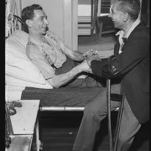 Paraplegia victims at Concord Hospital, April 1953 / ph...