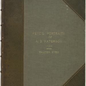 Item 08: Pencil portraits of A.B. Paterson, 1900 / Walt...