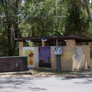 Item 04: Public toilets with art works, Brunswick Heads...