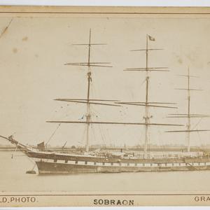 Item 02: The Sobraon photographed by F. C. Gould off Gr...