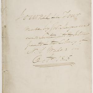 Volume 21: `Journal of a Tour made by Govr. Macquarie a...