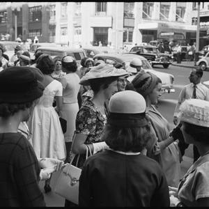 Easter bonnet parade. Martin Place, April 1960 / photog...