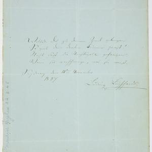 Item 01: Verse by Ludwig Leichhardt in album of Miss He...