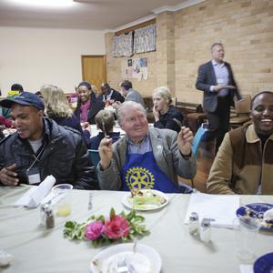 Item 060: Wingham and Taree Rotary Club host a meal for...