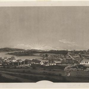 A view of the town of Sydney in the colony of New South...