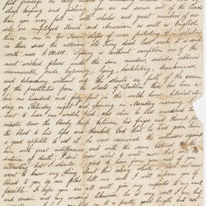 Letter from Joseph Whitehead to his uncle Samuel Whiteh...