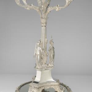 Silver candelabra presented to Sir Francis Forbes, 1836...