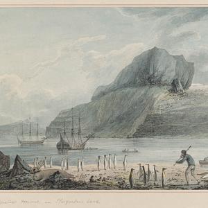 Watercolours illustrating Captain Cook's last voyage, c...