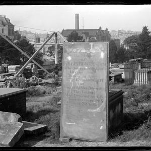 Series 02: Glass negatives of headstones in Devonshire ...