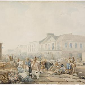 [George Street, Sydney - looking south] / painted by He...