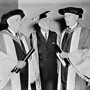 Chancellor Clancy conferring doctorates, University of ...