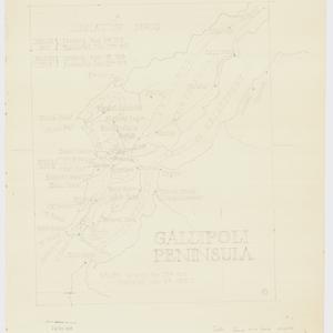 Gallipoli pennisula [cartographic material] / by Myles ...