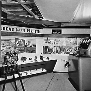 Joseph Lucas (motors) display on the trade ship Centaur...