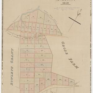 Plan of the Camperdown Estate to be sold by auction on ...