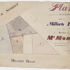 Plan of part of the late Mr Bryce's property situate at...