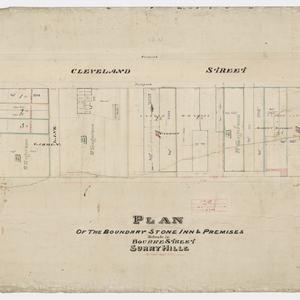 Plan of the Boundary Stone Inn & premises situate in Bo...