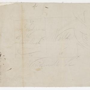 [Manuscript map of land at Millers Point, New South Wal...