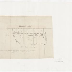 Townsend's survey, Military Gardens, 31 Jany 1832 ... [...
