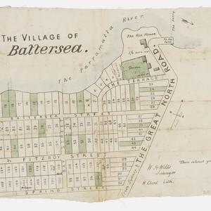 The Village of Battersea [cartographic material] / W. H...