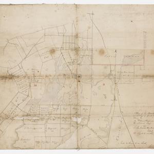 Plan of the "Waterloo Estate" ... grants from the Crown...