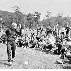 Percy Cerutty conducts an athletics seminar on running ...