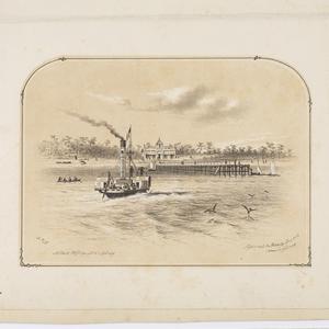 Approach to Manly Beach (near) Sydney [a view], 1856? /...